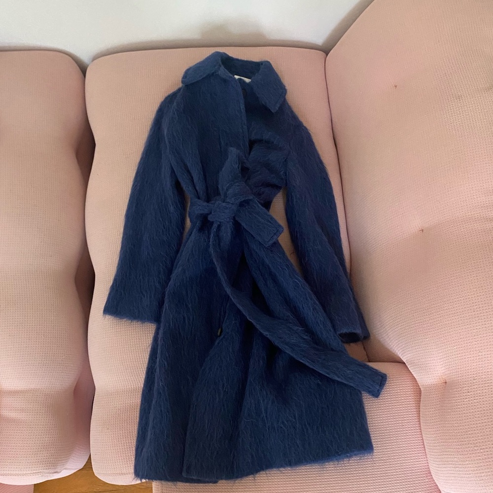 Vince Blue Teddy Jacket